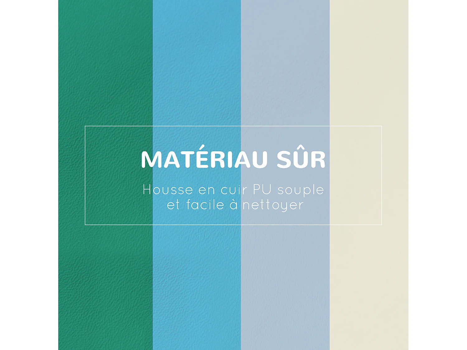 4 blocs de construction en mousse XL - modules de motricité - certifiés normes EN71-1-2-3 - mousse EPE revêtement PU gris bleu