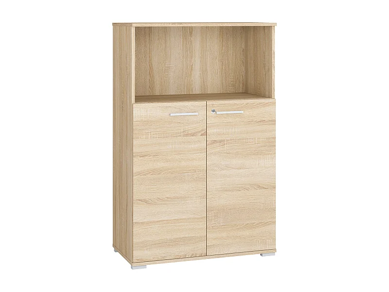 AKTENSCHRANK Optimal Sonoma Eiche hell 79 / 41 / 124cm