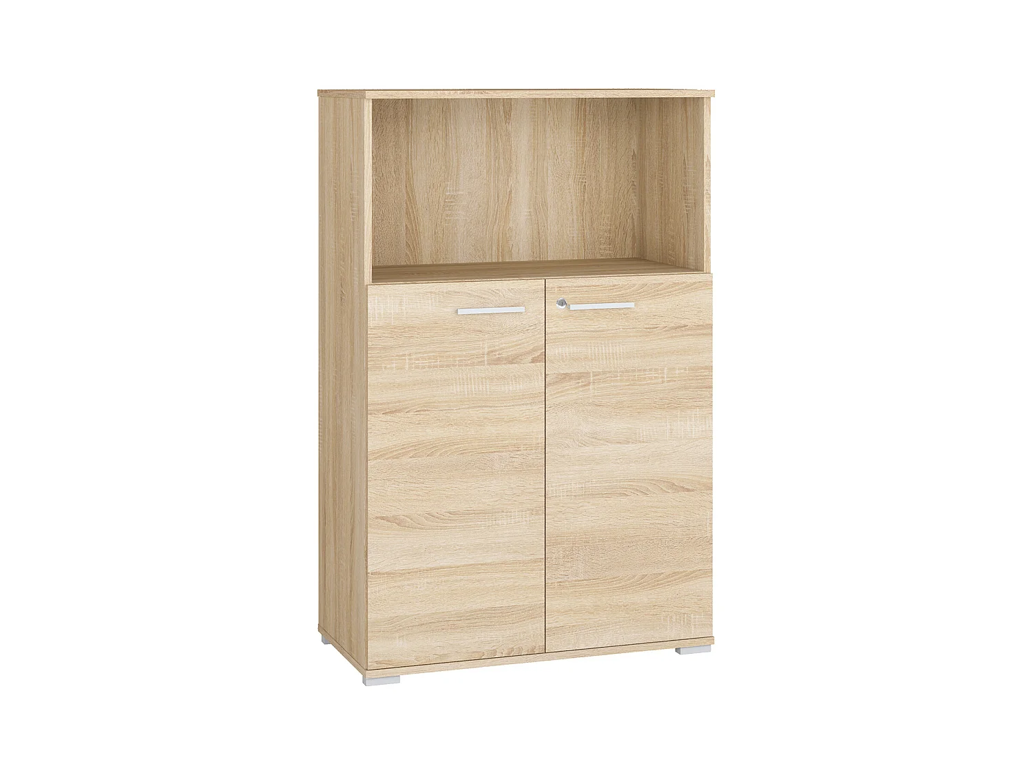 AKTENSCHRANK Optimal Sonoma Eiche hell 79 / 41 / 124cm
