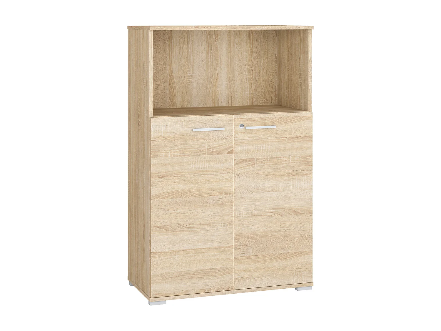 AKTENSCHRANK Optimal Sonoma Eiche hell 79 / 41 / 124cm