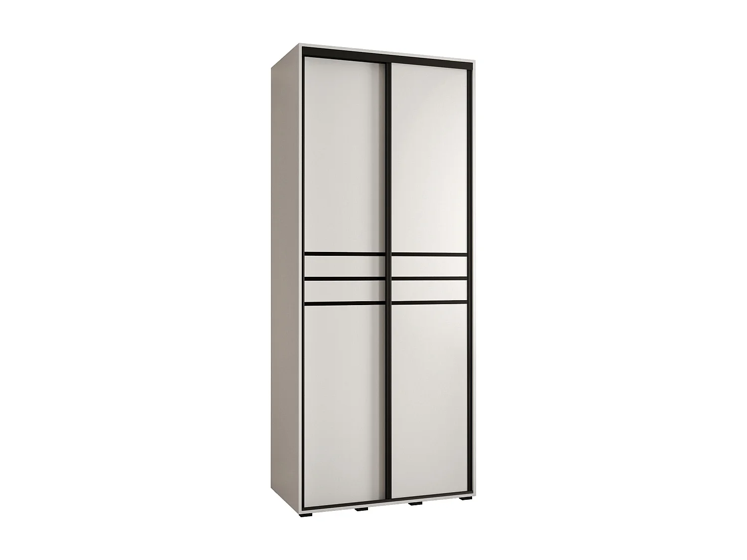ARMOIRE DAVOS 10 À PORTES COULISSANTES 235,2/100/45 2 portes