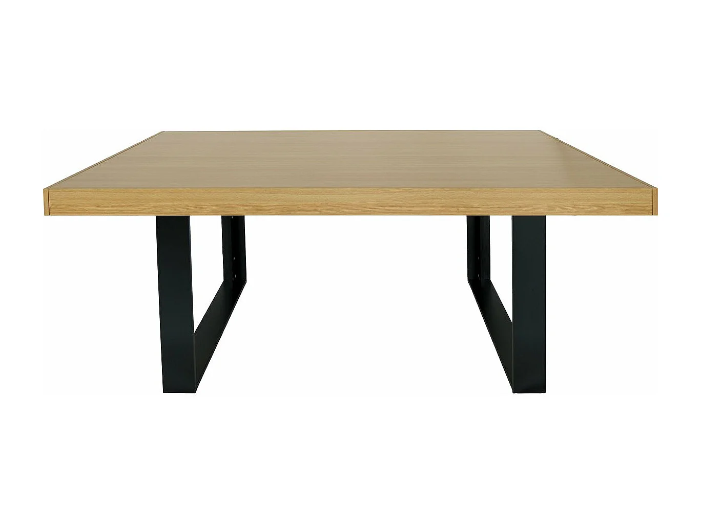 Mesa de jantar "Eloise" em madeira marrom 200x90cm para 8 pessoas