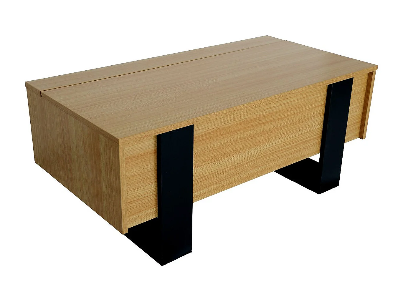 Mesa de centro "Eloise" com tampo elevatório - Marrom