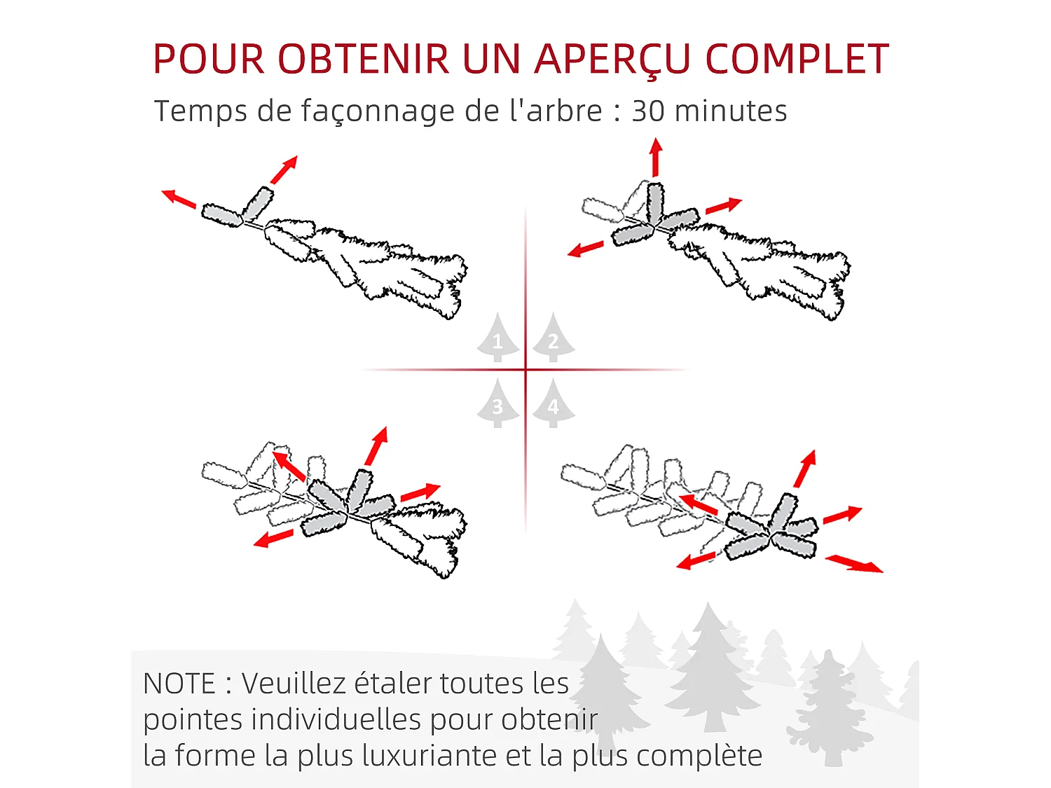 Sapin de Noël artificiel 210 cm slim avec support en acier pliable, 687 branches épines, décoration de Noël effet réaliste, vert