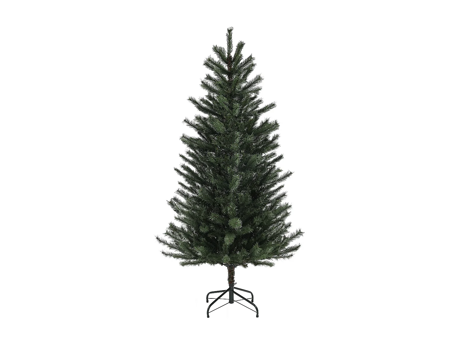 Sapin de Noël artificiel 180 cm arbre de Noël avec support en acier pliable, 467 branches, décoration de Noël effet réaliste, vert