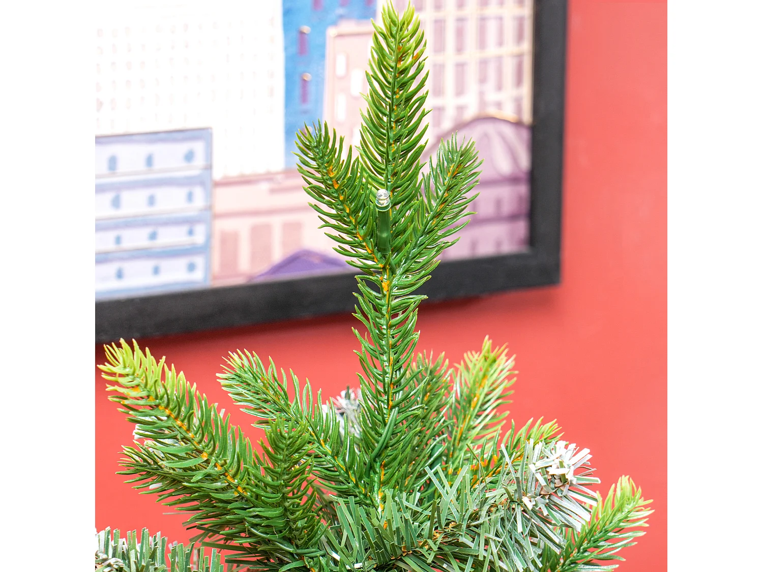 Mini sapin de Noël avec éclairage LED - petit sapin de Noël artificiel - décoration de Noël - 60 cm