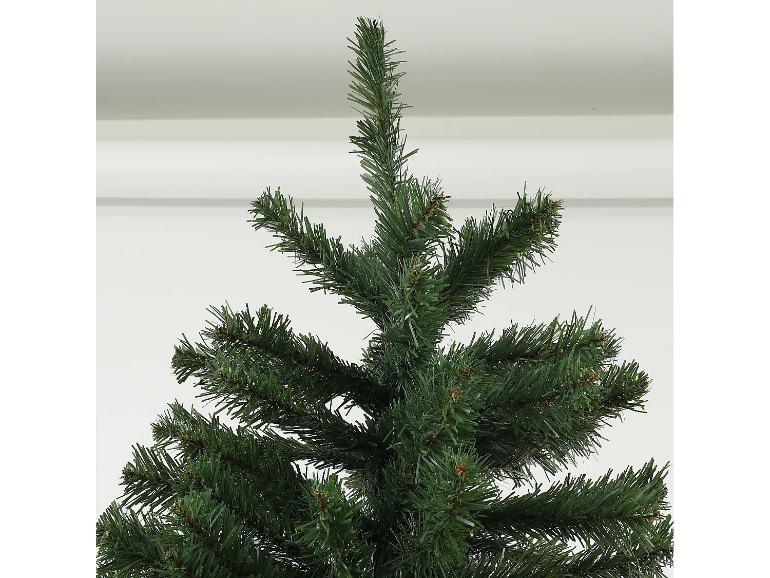 Sapin de Noël artificiel H.180 cm 1 000 branches ignifugées effet réaliste vert