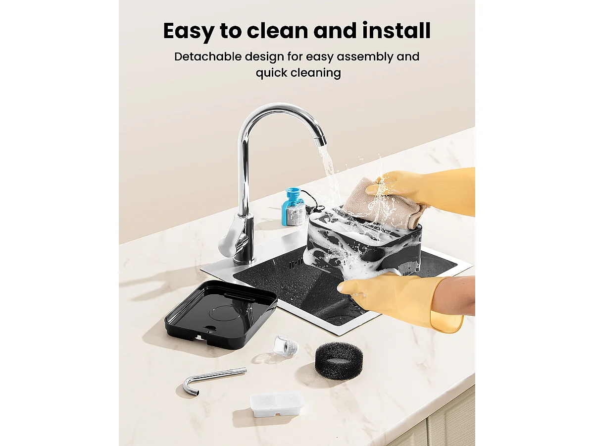 2.2L Fontaine Eau Chat,6 Pièces Filtre à Charbon+3 Pièces Éponges, Pompe Silencieuse avec Éclairage LED,Filtration Multiple,Réservoir eau Translucide