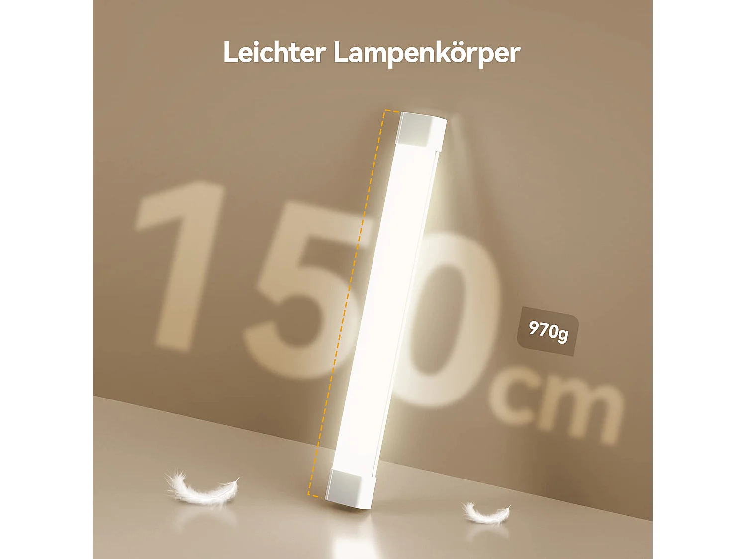 Anten Neon LED 150 cm | 45 W 4950 lm anschließbare LED-Röhre | Naturweiß (4000 K) IP65 LED-Lichtleiste für Garage, Werkstatt, Keller, Badezimmer, Büro, Parkplatz