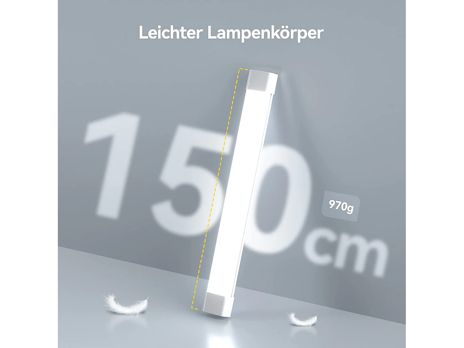 Anten Neon LED 150CM|45W 4950lm Connectable Tube LED|Blanc Froid(6000K) Reglette LED IP65 pour Garage Ateliers Sous-sol Salle de bain Bureau Parking