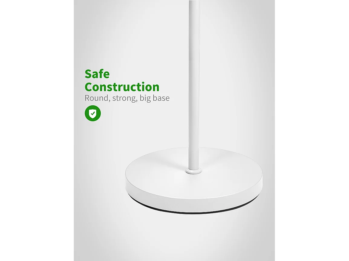 Anten KAKA dimmbare LED-Stehlampe | Weiße 20 W mit 7 W flexibler moderner Leselampe | mit Fernbedienung 2750LM für Wohnzimmer, Schlafzimmer