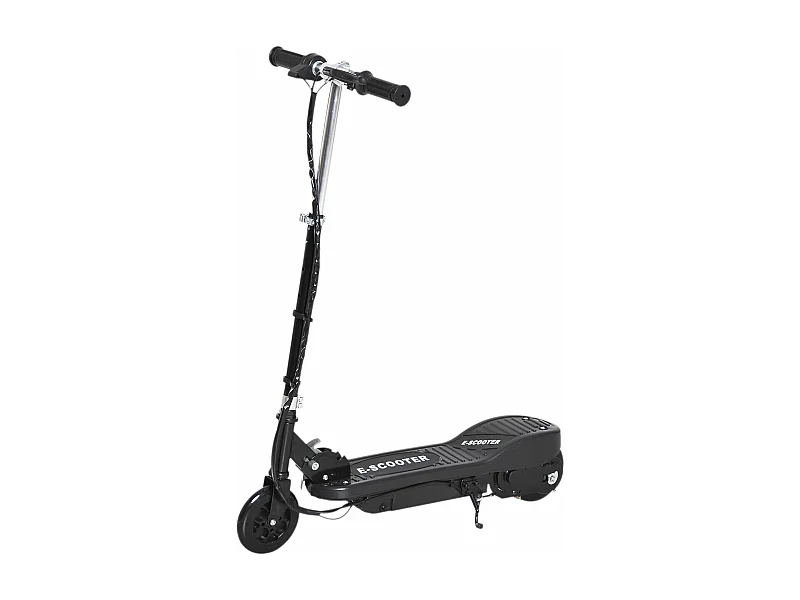 Trottinette électrique pliable enfant 7-14 ans - hauteur réglable - 120W 24V max. 12 Km/h - métal PP noir