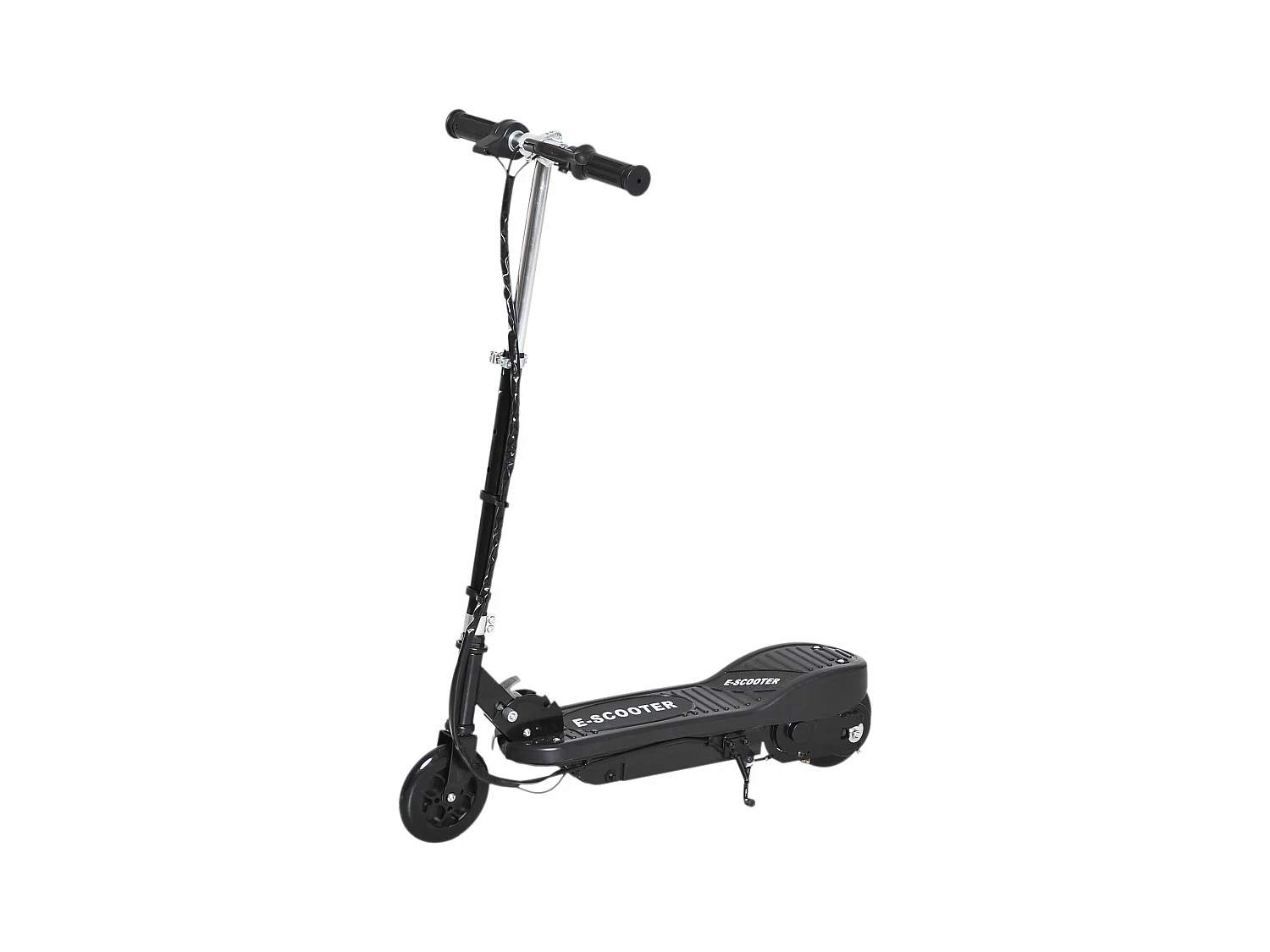 Trottinette électrique pliable enfant 7-14 ans - hauteur réglable - 120W 24V max. 12 Km/h - métal PP noir
