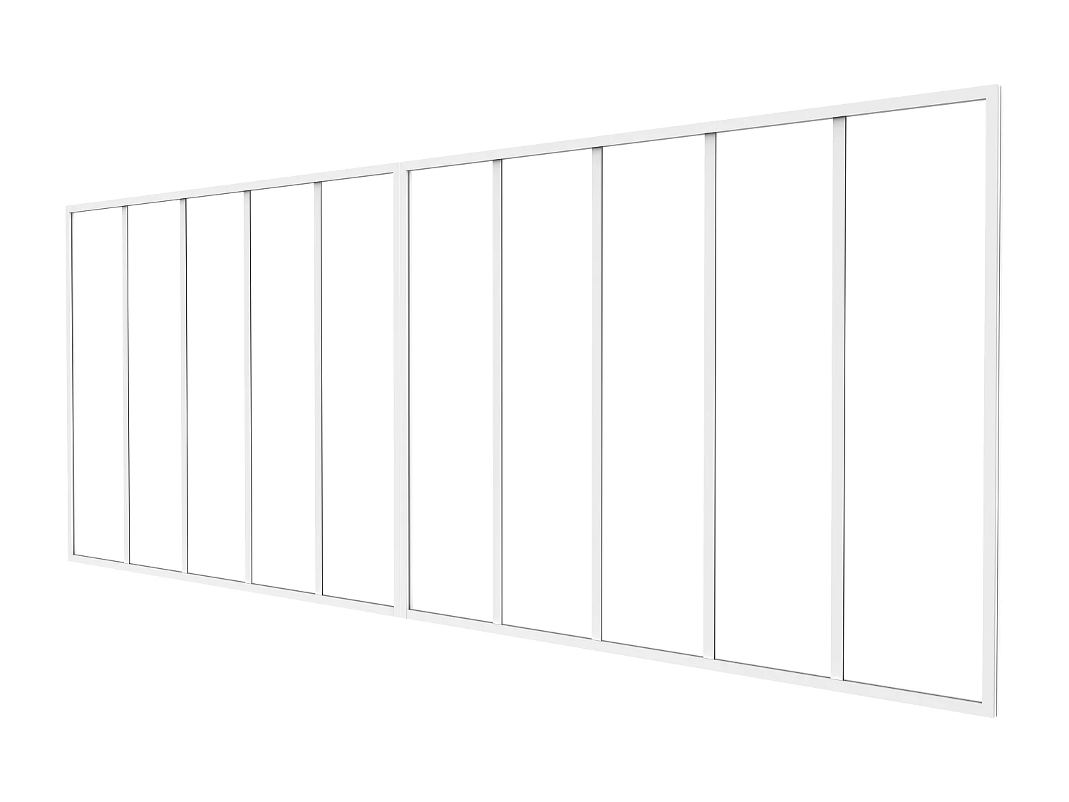 Connettore per vetrata doppia H105 cm Bianco - TOLLESON