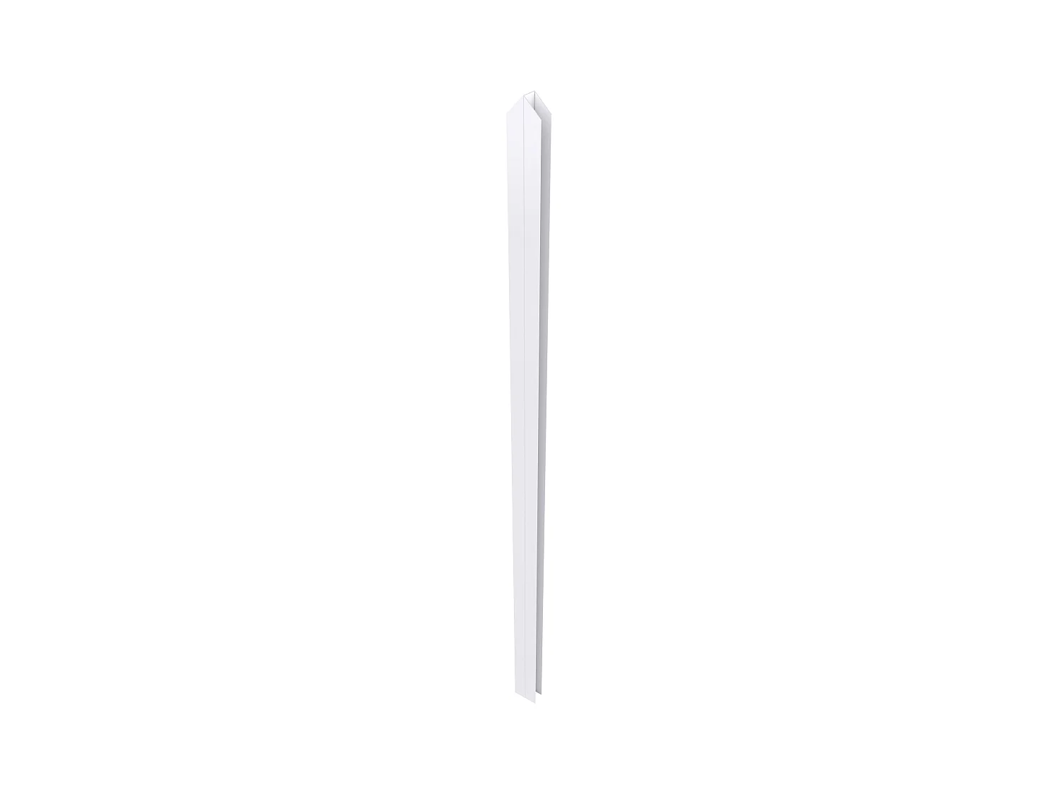 Connecteur pour verrière double - H105 cm - Blanc - TOLLESON