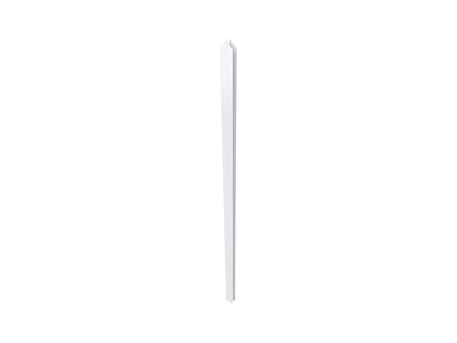 Verbindung für Doppel-Glaswand - 130 cm - Weiß - TOLLESON