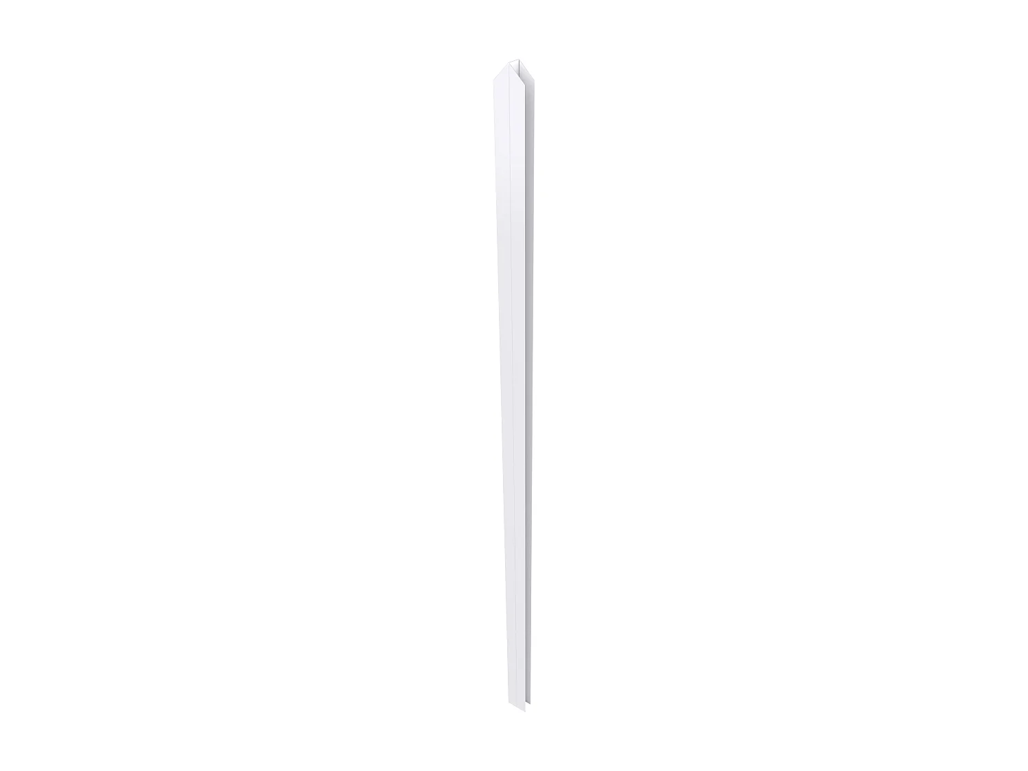 Connecteur pour verrière double - H130 cm - Blanc - TOLLESON
