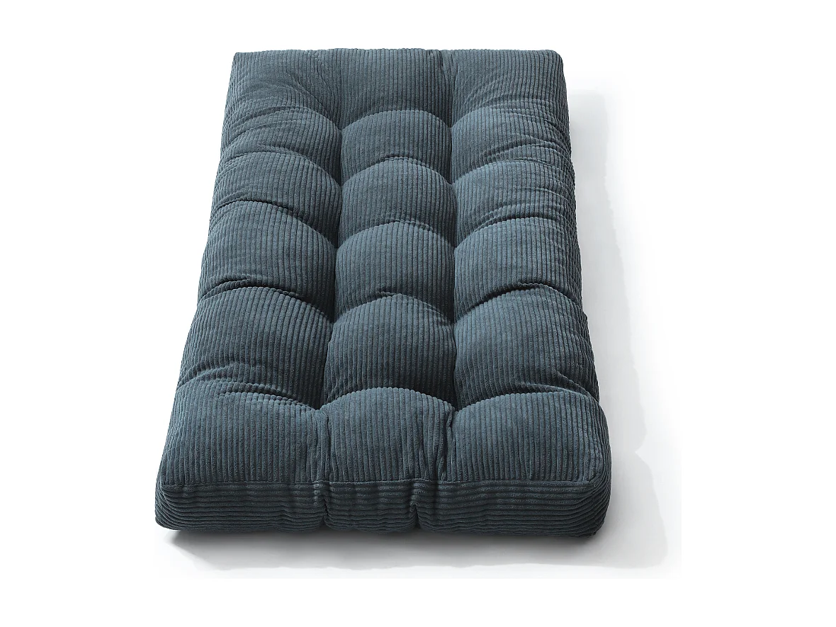 Futón colchón 90x190 cm azul oscuro