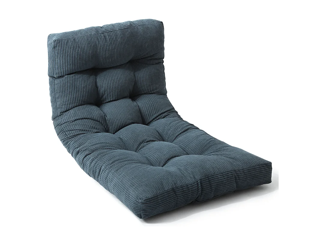 Futón colchón 90x190 cm azul oscuro