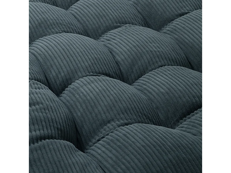 Matelas futon 140x190 cm bleu foncé