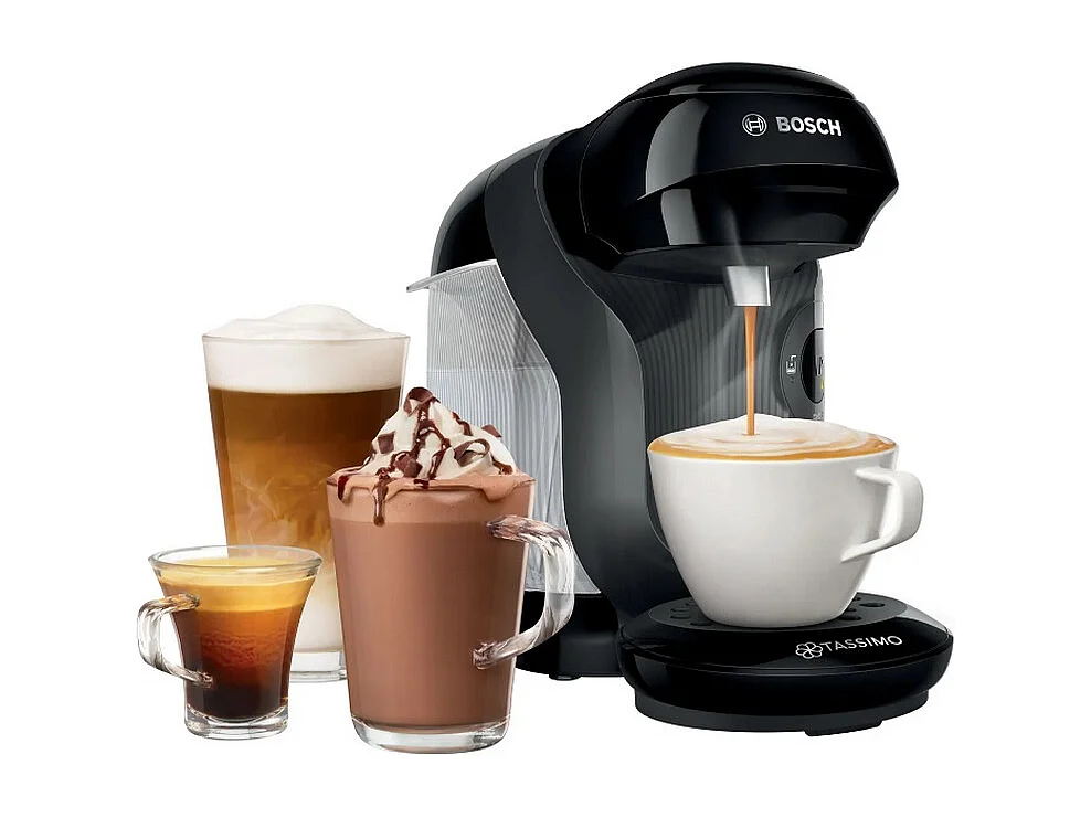 Cafetera de cápsulas Tassimo Style TAS1102 Bosch 1400W 3,3bar 0,7L negro