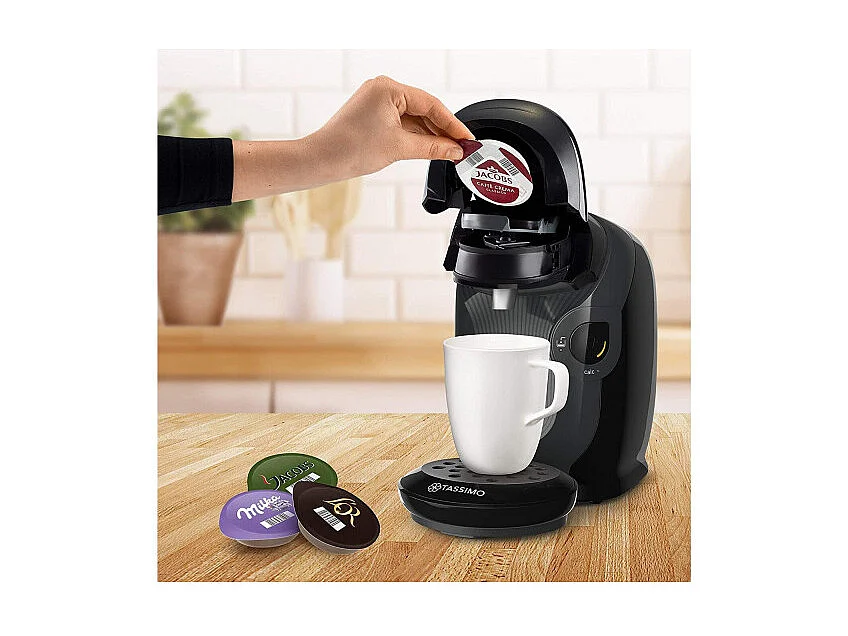 Bosch Cafétière à dosette 3.3bars 1400w noir - TAS1102