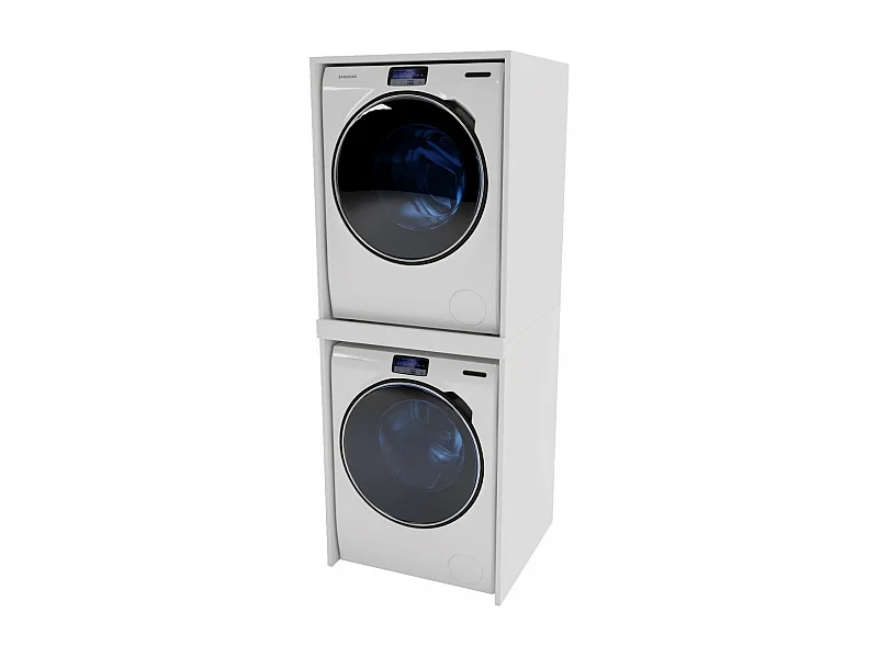 Waschmaschinenschrank geeignet für Waschmaschine & Wäschetrockner 66x180x51cm