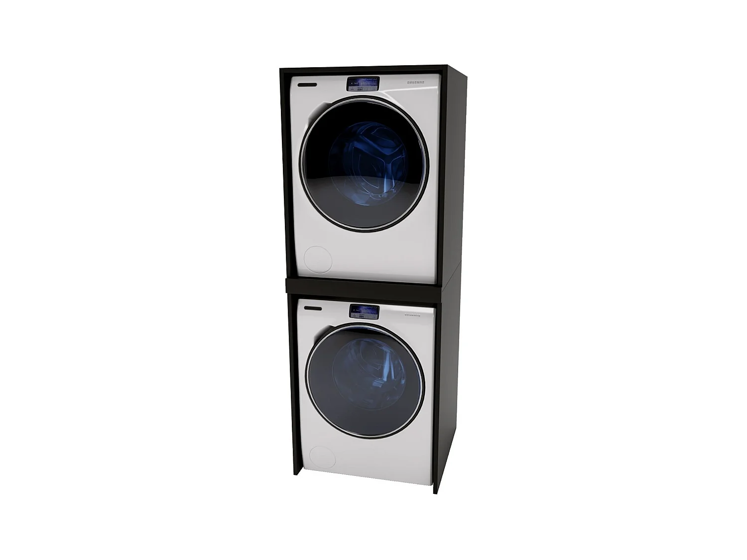 Waschmaschinenschrank geeignet für Waschmaschine & Wäschetrockner 66x180x65cm