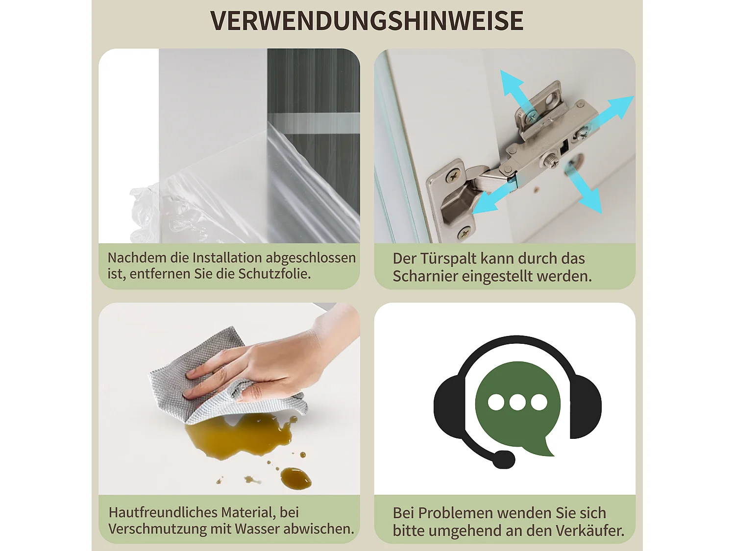 Kredens kuchenny z 2 drzwiami szklanymi - 80 x 32,5 x 99 cm - drewno MDF - regulowane półki - biały