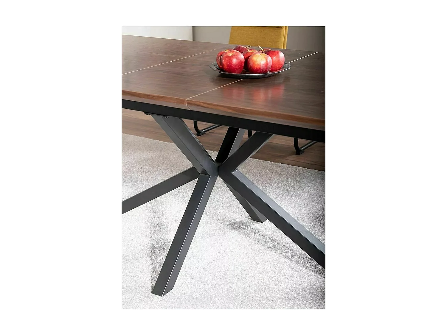 Tavolo da pranzo Logan Premuim (90x160-200)/Marrone