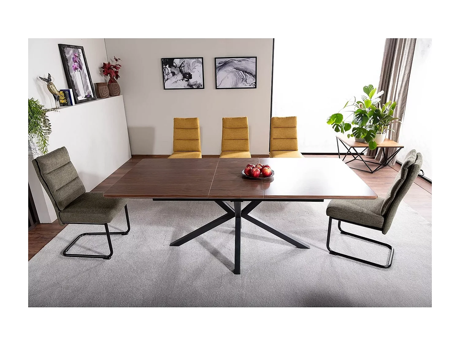 Esstisch Logan Premuim (90x160-200)/Braun