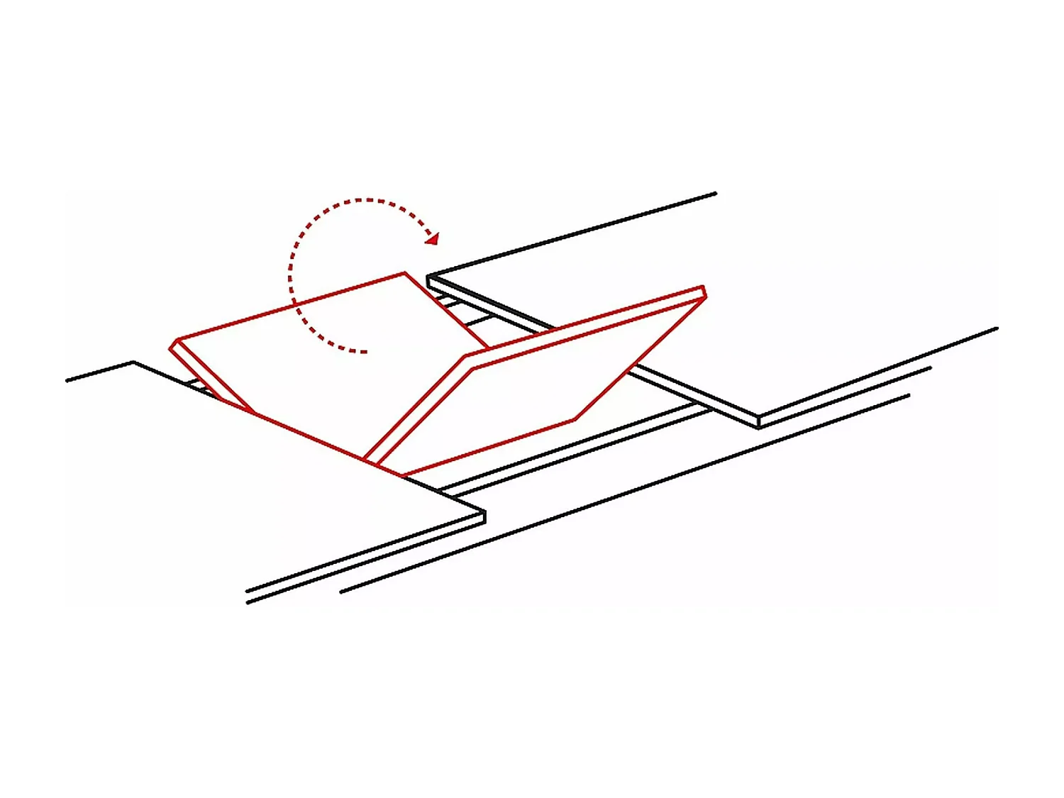 Table à manger Houston (80x120-160)/Marron