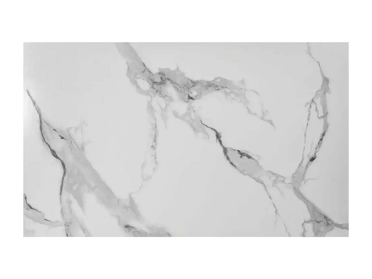 Esstisch  Prince L (90x150)/Keramik/Weiss&Silber