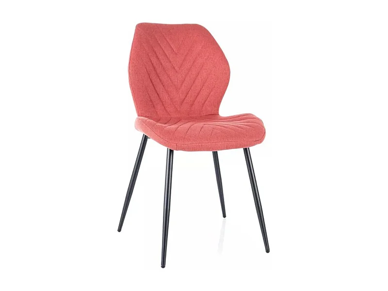 Krzesło tapicerowane MIKE NEA czerwone