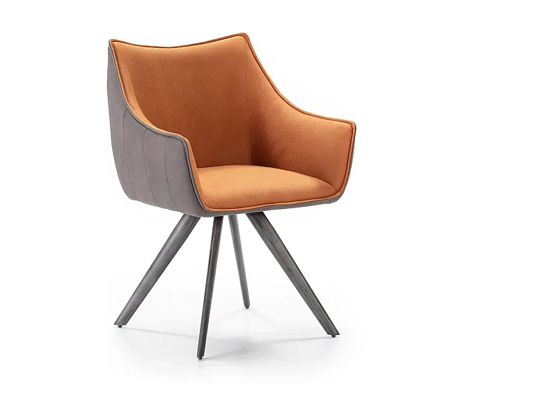 Sedia Marbel/Gessuto/Grigio&Marrone