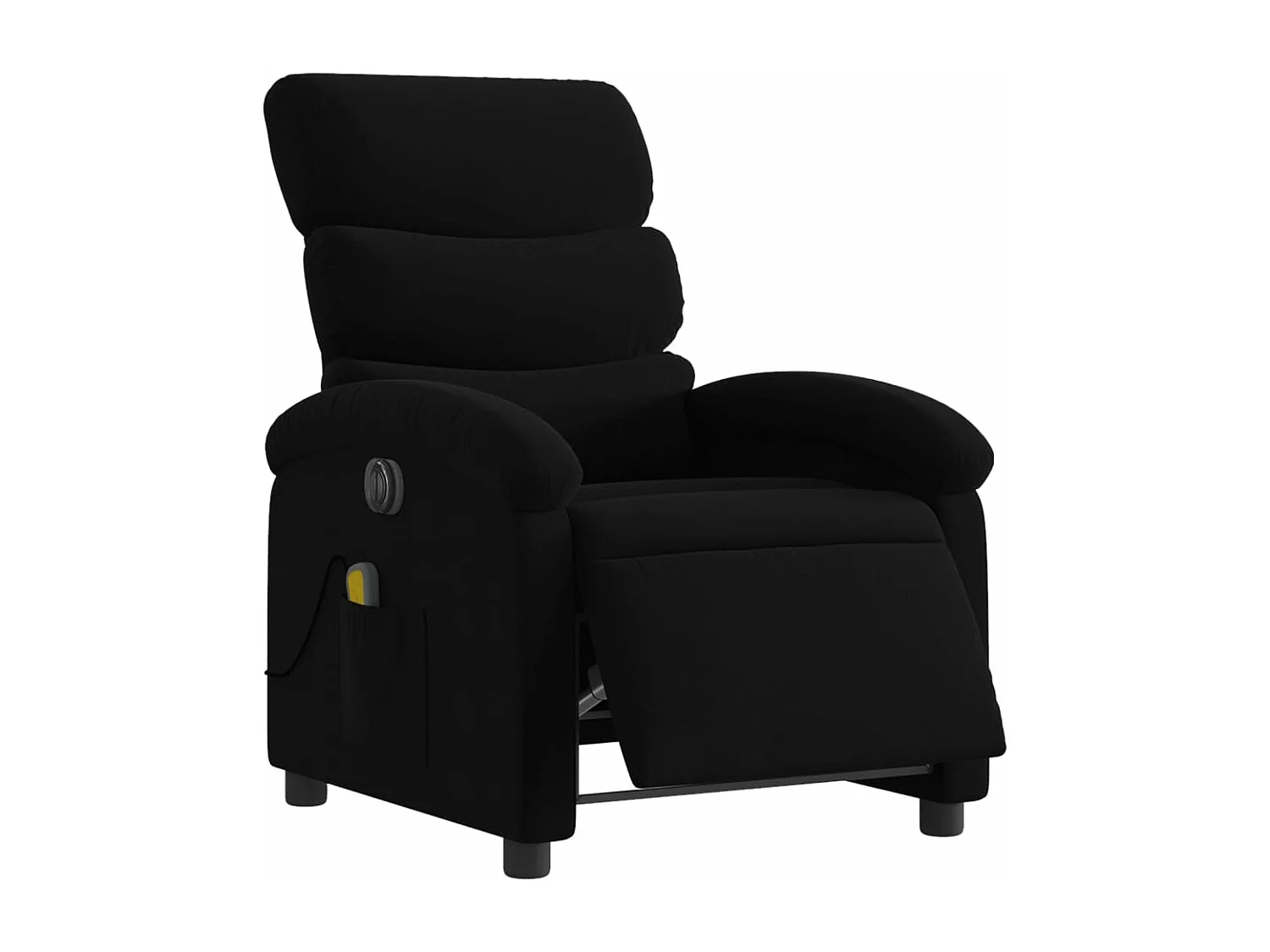 Sillón reclinable de masaje eléctrico tela negro
