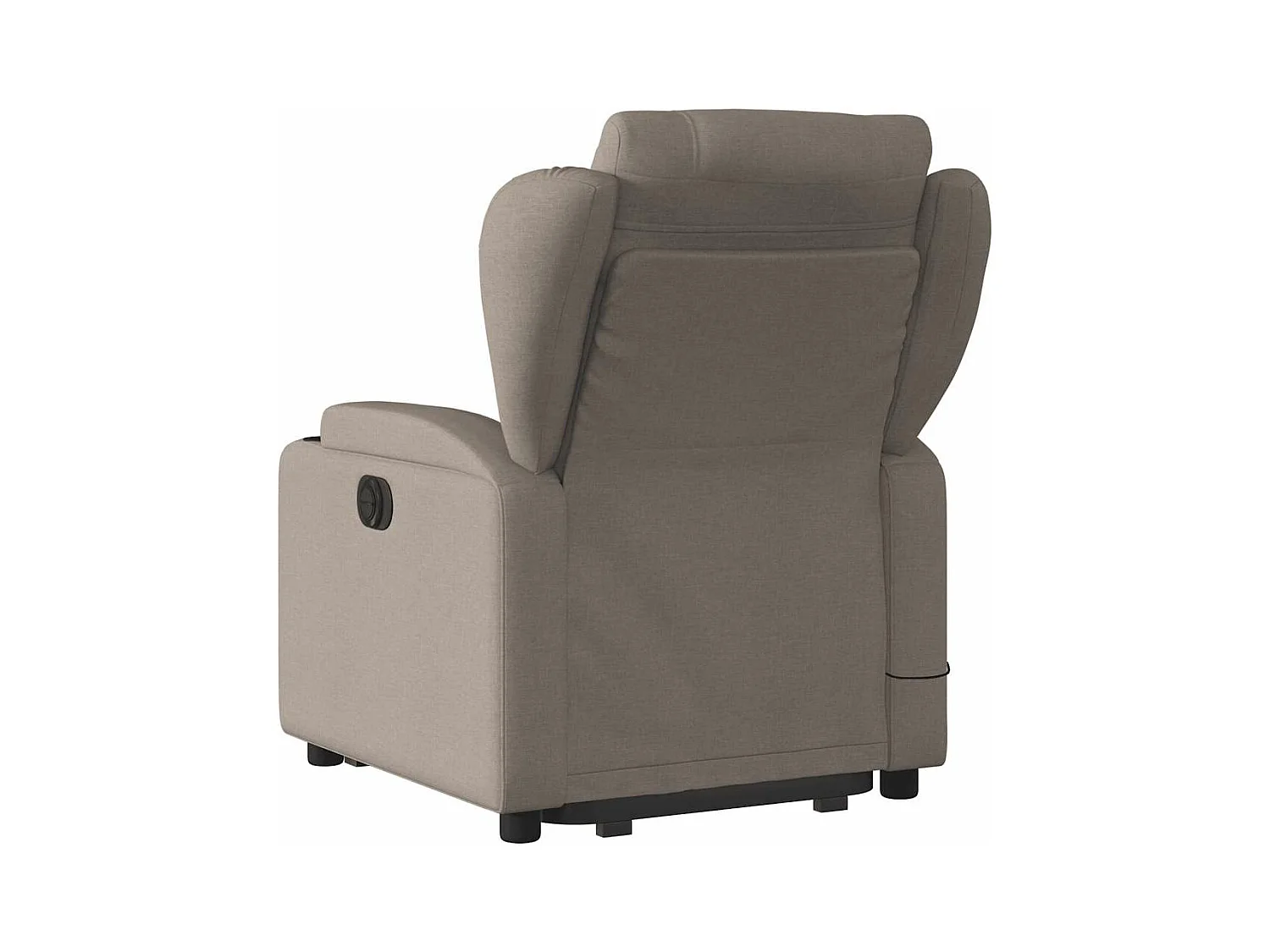 Fauteuil inclinable massant électrique Taupe Tissu