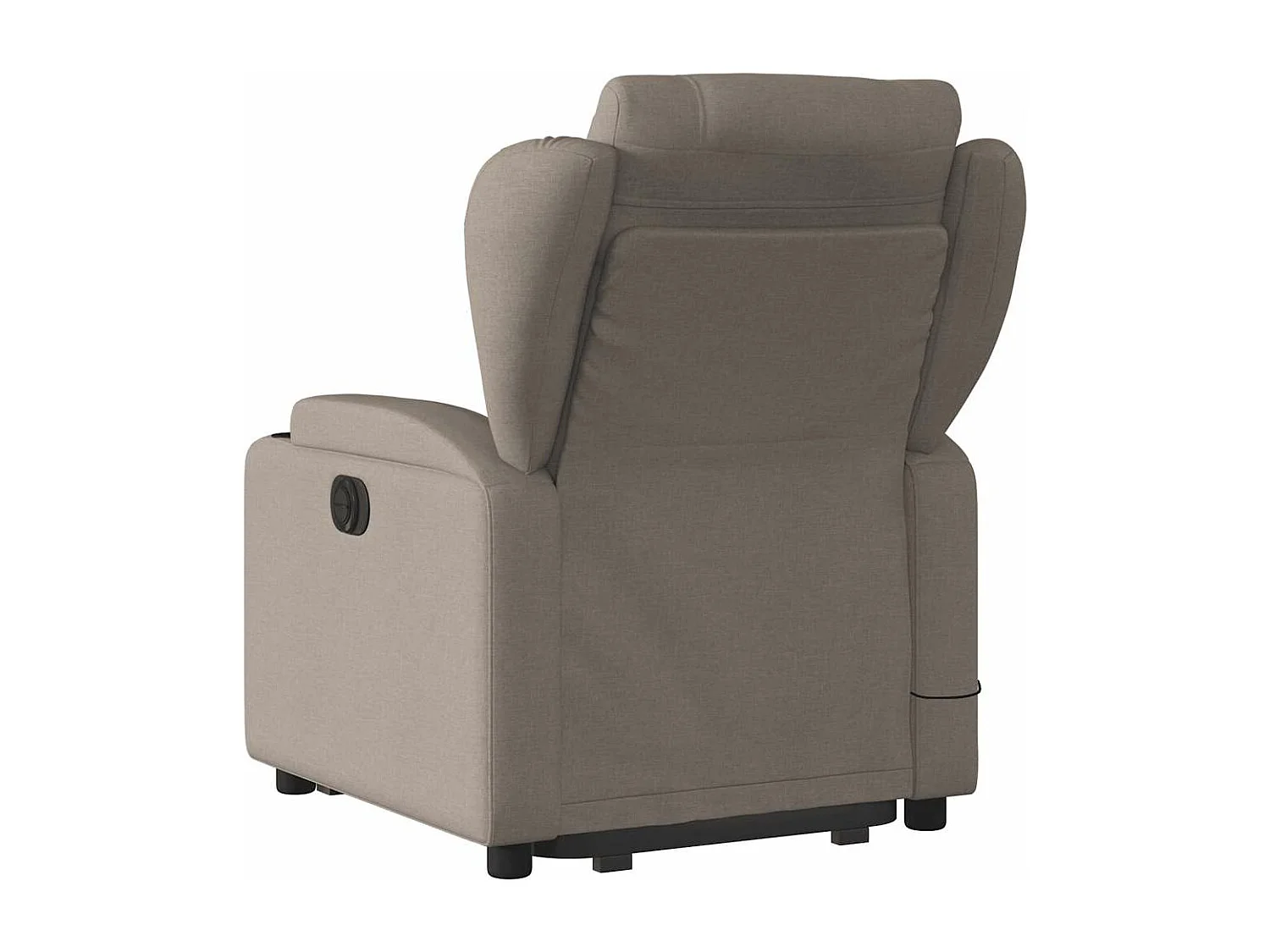 Fauteuil inclinable massant électrique Taupe Tissu