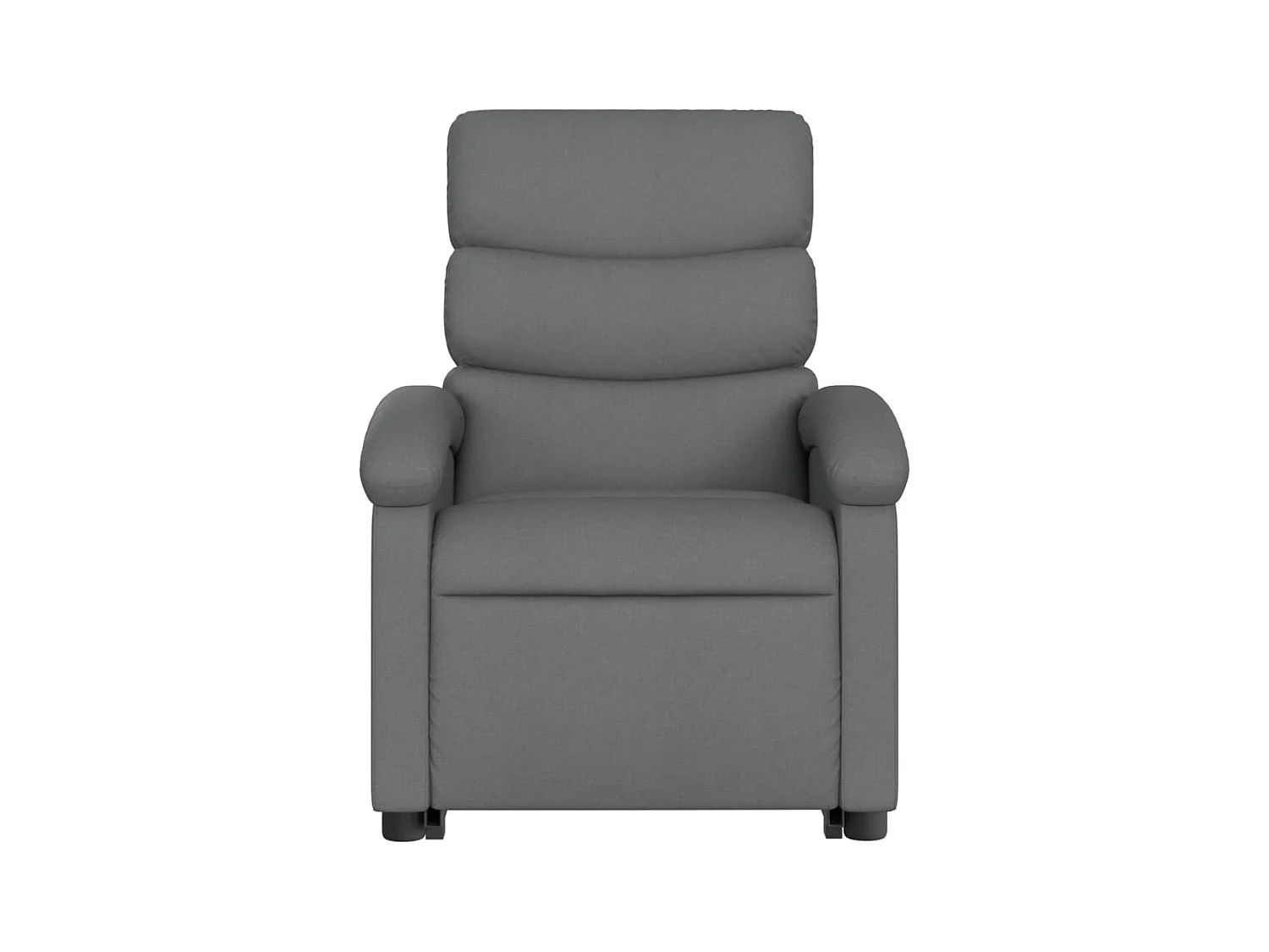 Fauteuil inclinable massant électrique Gris foncé Tissu