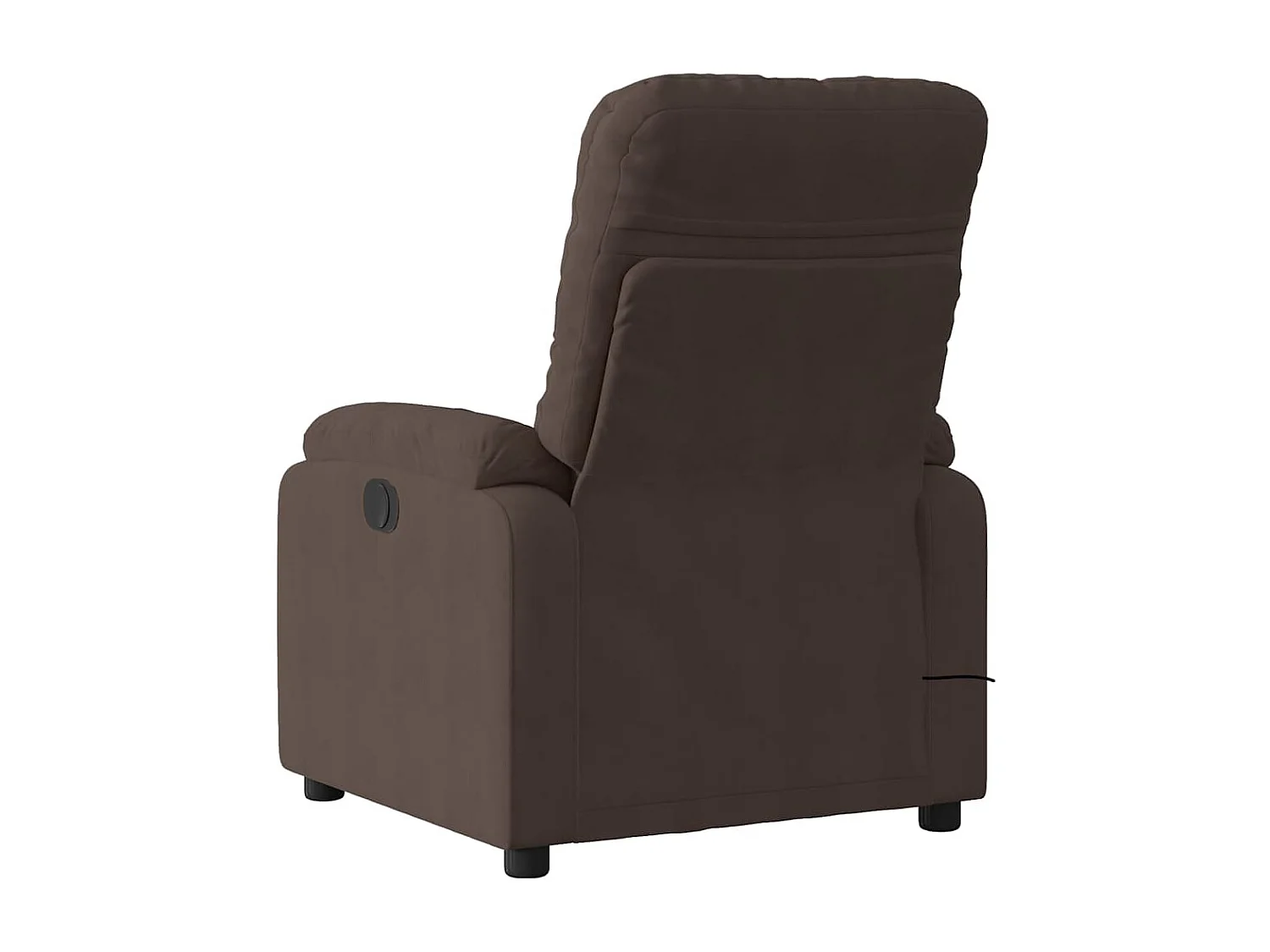 Fauteuil inclinable massant électrique marron