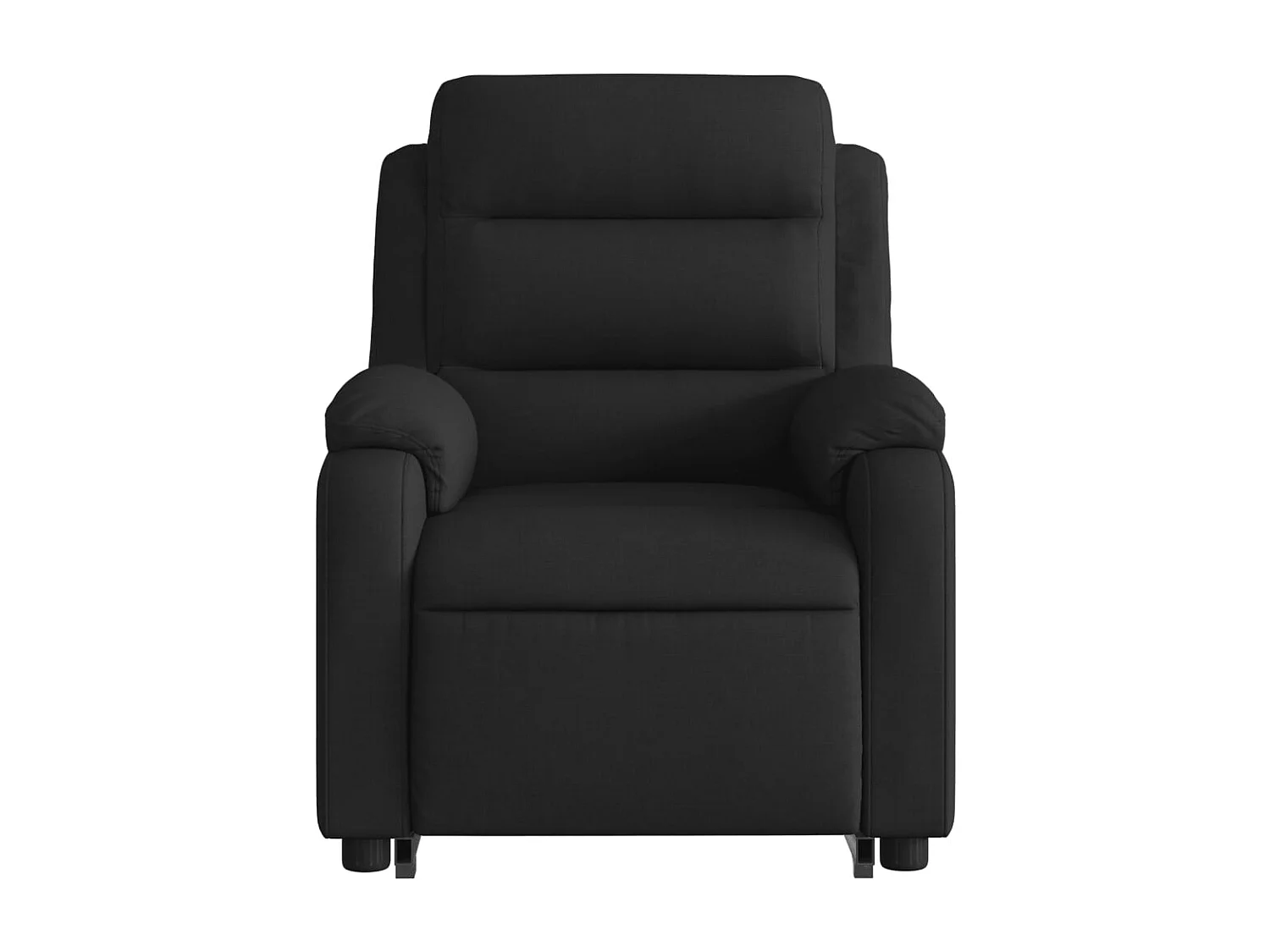 Fauteuil inclinable massant électrique Noir Tissu