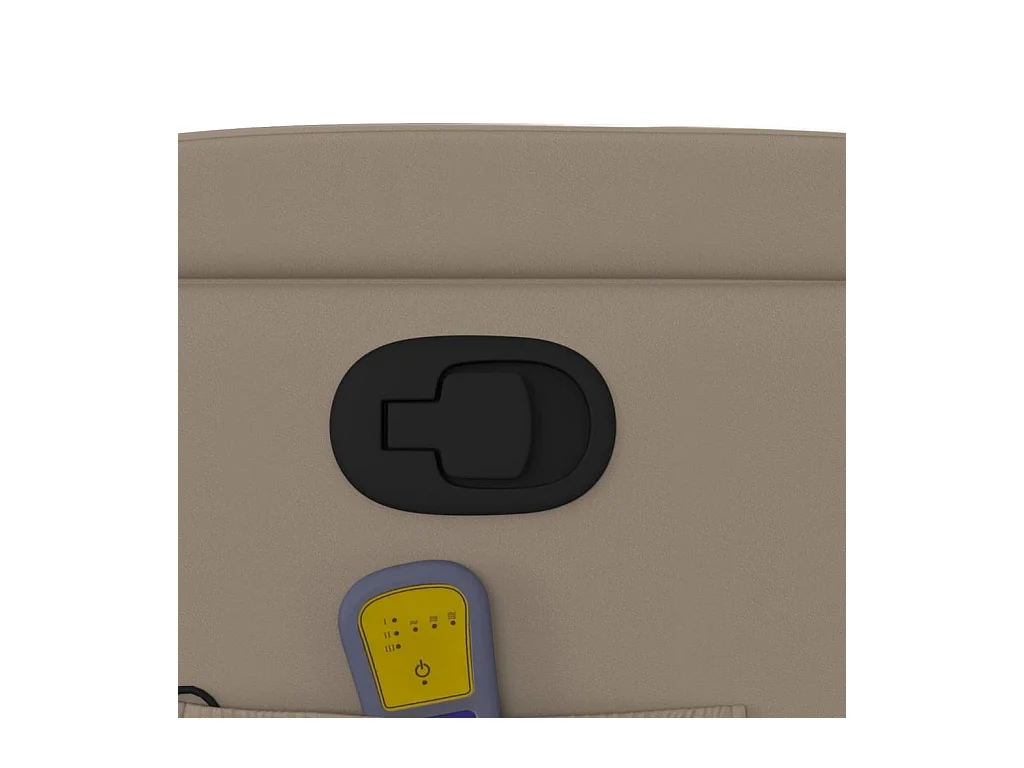 Fauteuil massant inclinable Cappuccino Similicuir