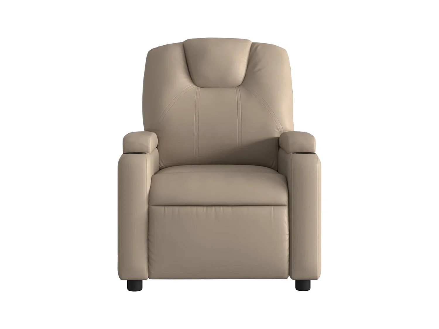 Fauteuil massant inclinable Cappuccino Similicuir