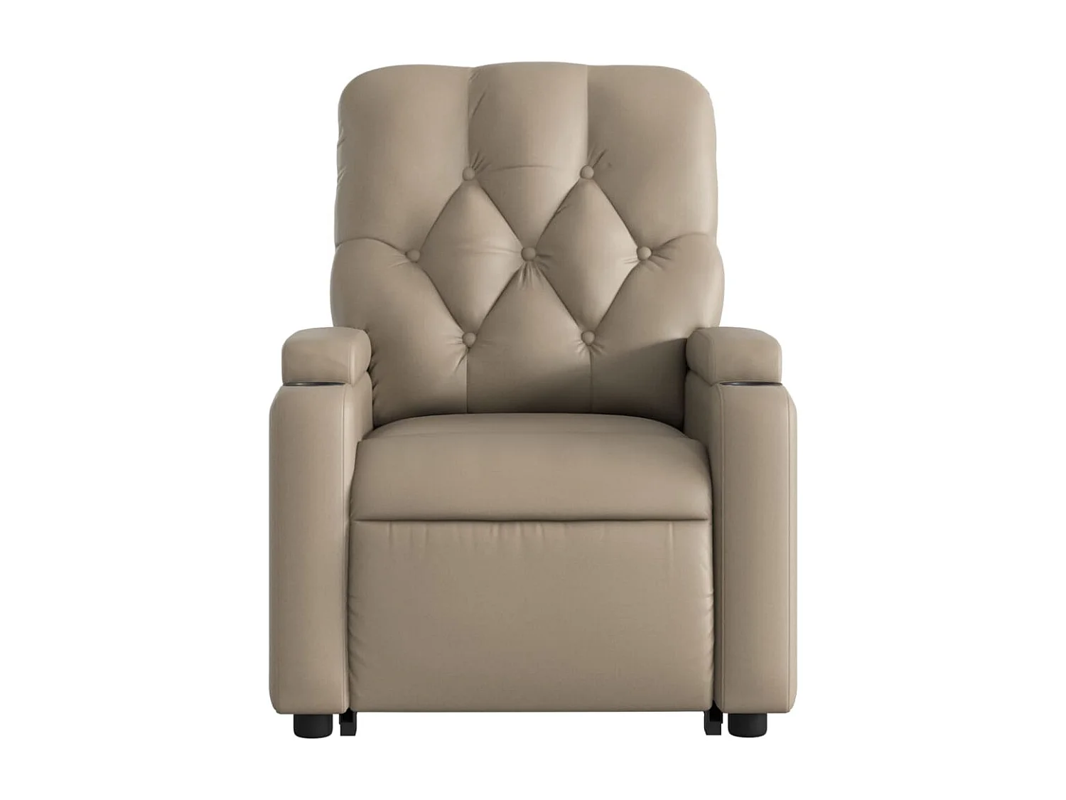 Fauteuil inclinable massant Cappuccino Similicuir