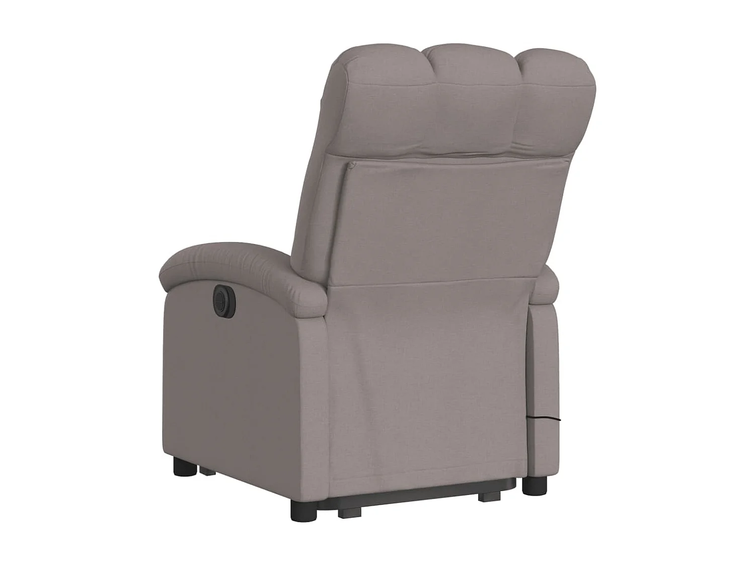 Fauteuil inclinable massant Taupe Tissu