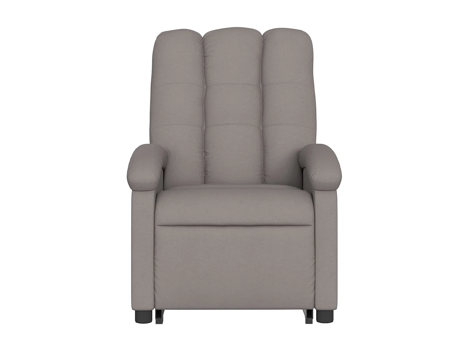 Fauteuil inclinable massant Taupe Tissu