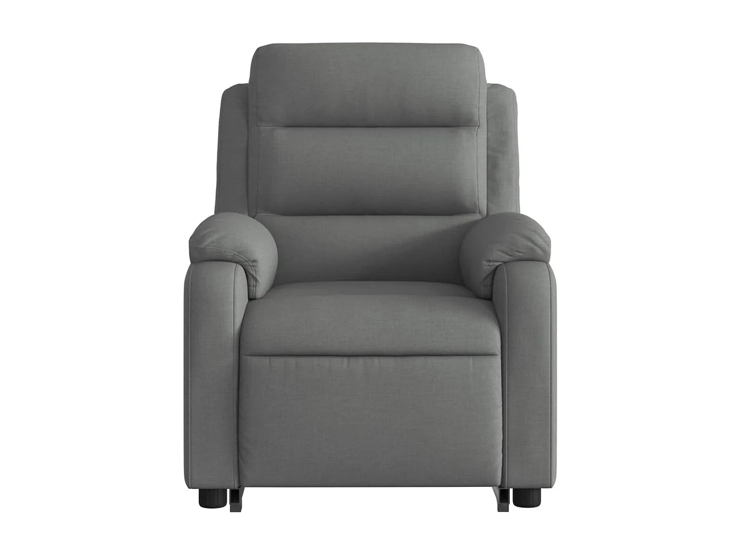 Fauteuil inclinable massant électrique Gris foncé Tissu