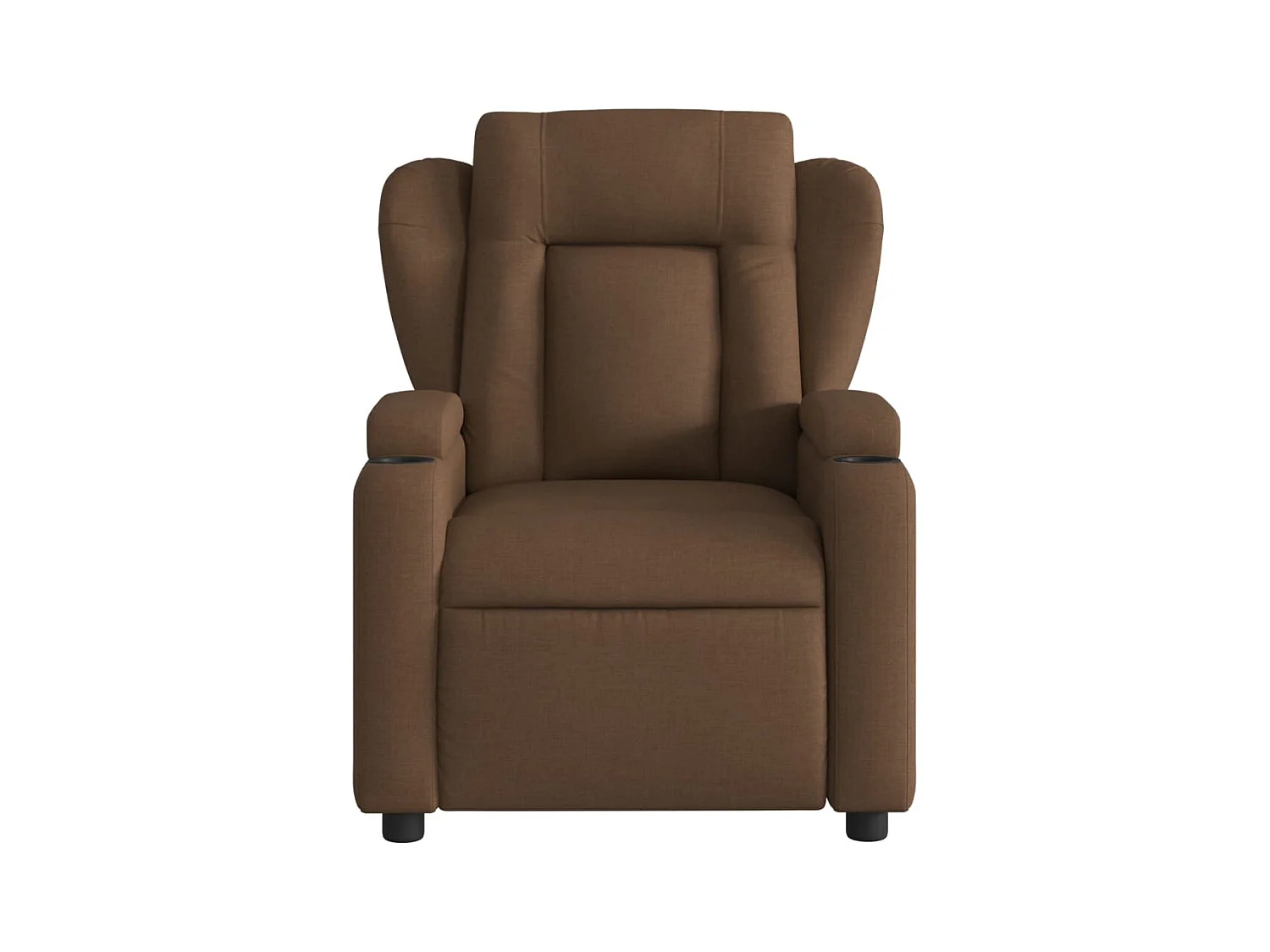 Fauteuil massant inclinable Marron Tissu