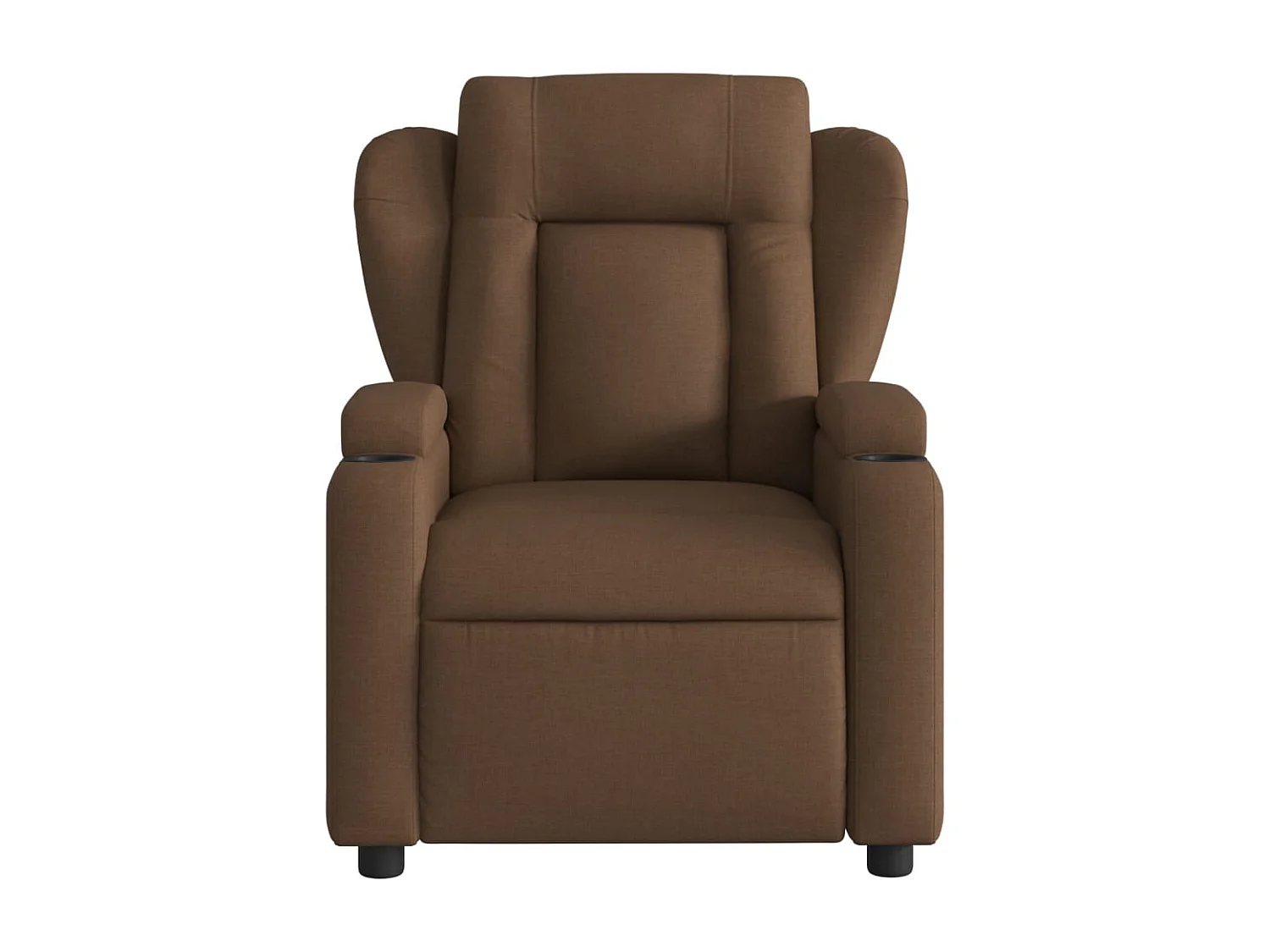 Fauteuil massant inclinable Marron Tissu