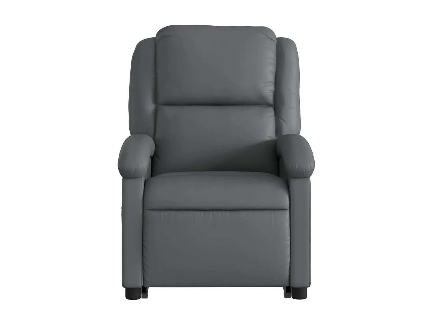 Fauteuil inclinable massant Gris Similicuir